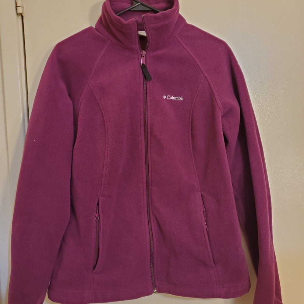 Women's Large Plum Columbia Fleece Jacket